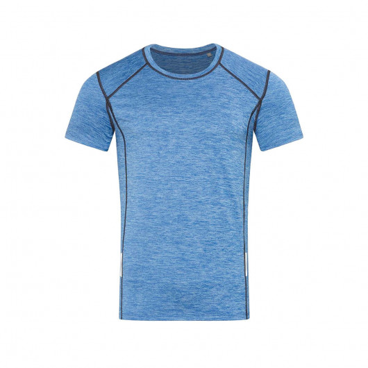 Reflect Mens Sports T-Shirts Blue